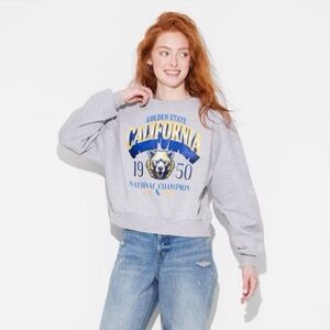 Modern Lux Gray Golden State California 1950 National Champion Sweatshirt